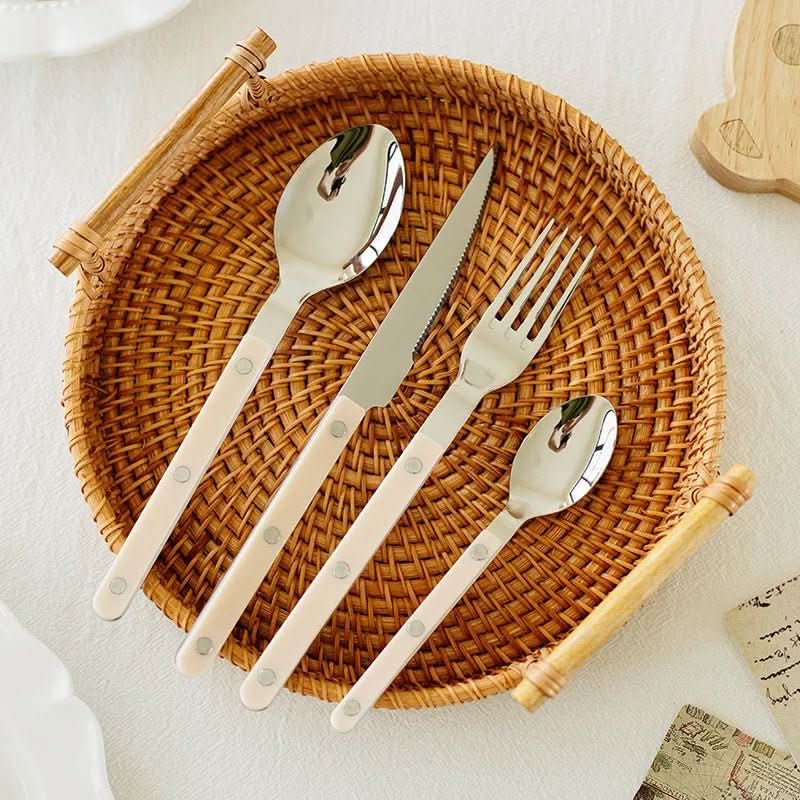 Skorter | 24-piece stainless steel cutlery set with engraving