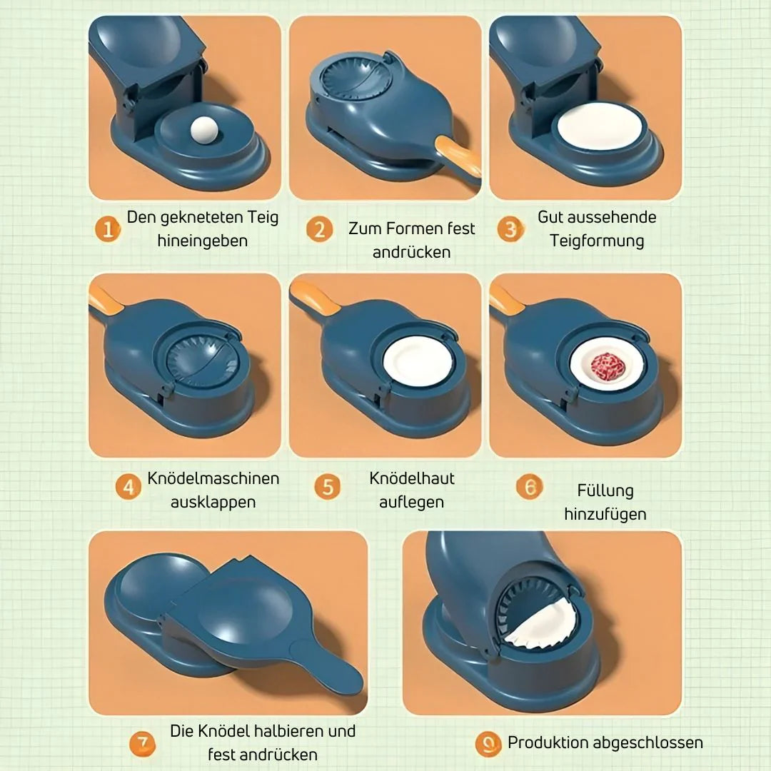 Skorter | 2-in-1 Dumpling machine for dough pockets and fillings