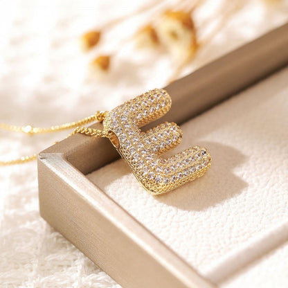 Skorter | Alphabet-Diamond-Pendant-Necklace