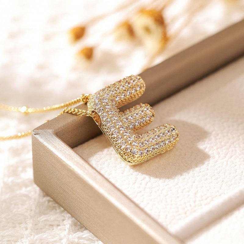 Skorter | Alphabet-Diamond-Pendant-Necklace