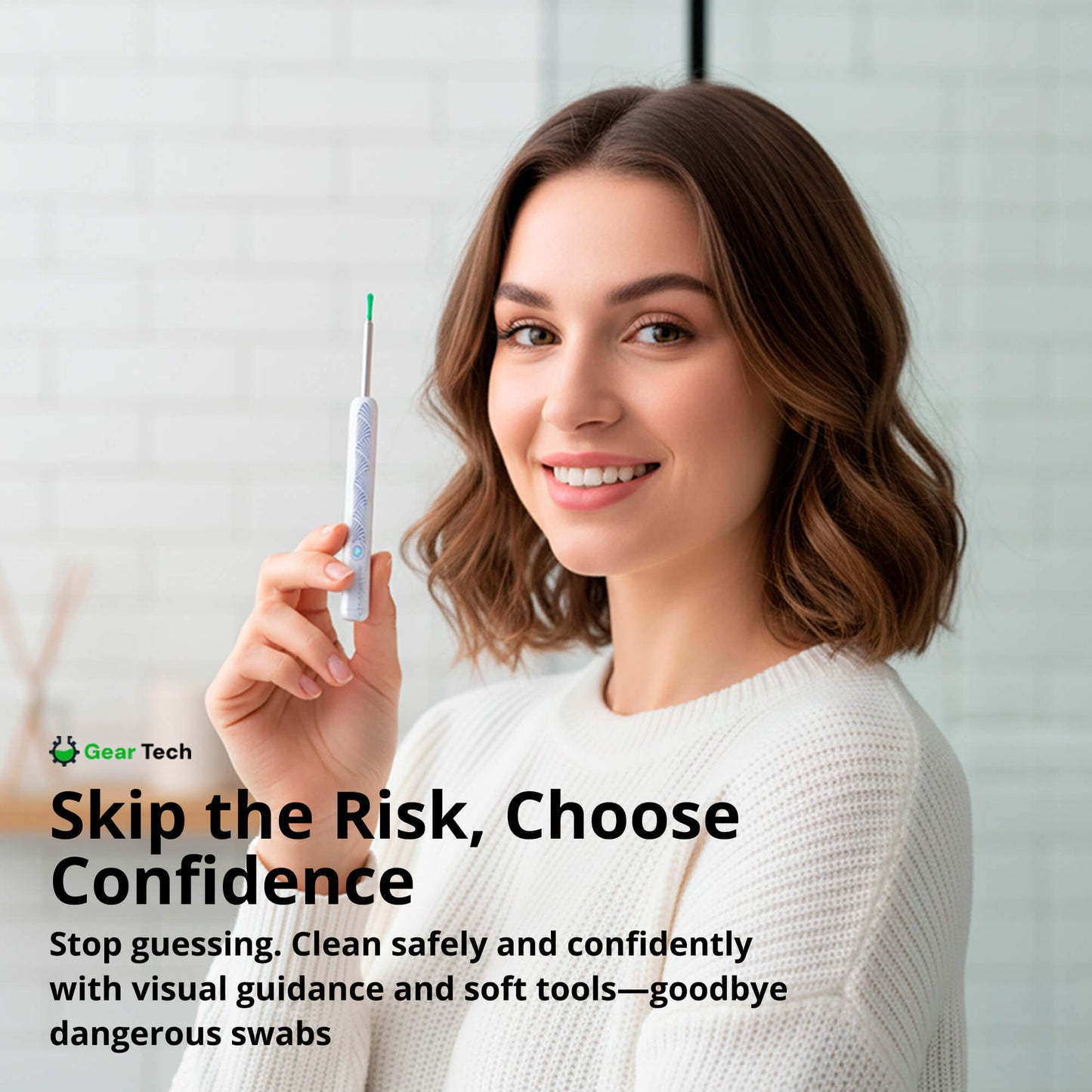 Skorter | EarScope Pro Ear Wax Removal Kit | High-Resolution Camera & LED Lights for Safe Home Use