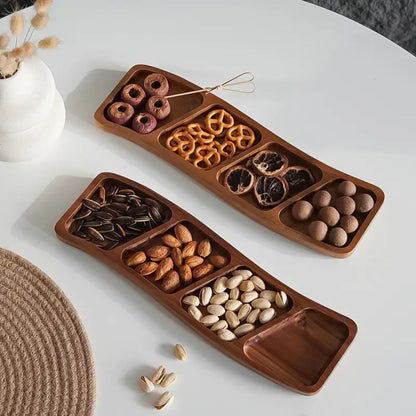 Skorter | Earth Tone Appetizer Serving Tray