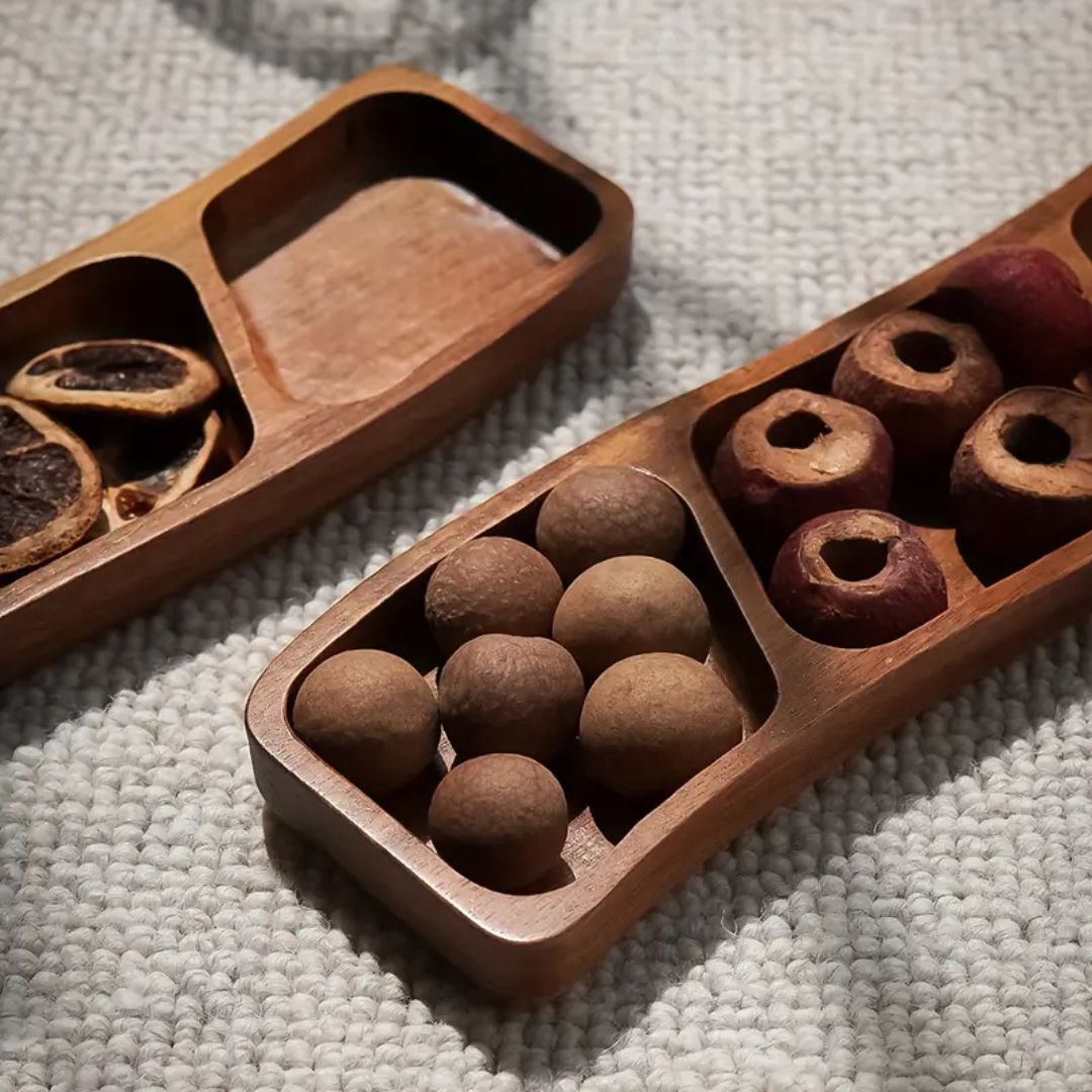 Skorter | Earth Tone Appetizer Serving Tray