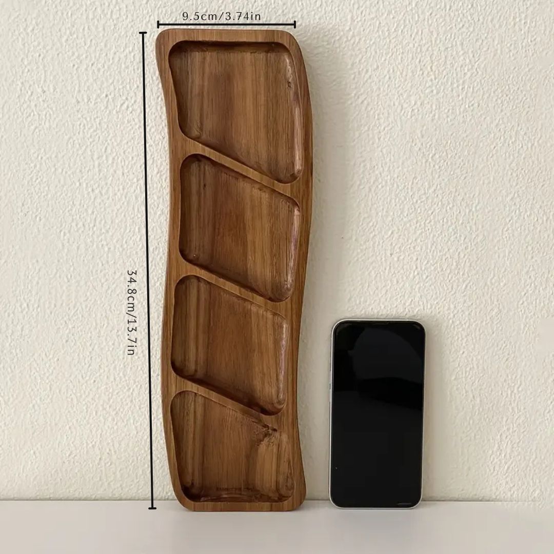 Skorter | Earth Tone Appetizer Serving Tray