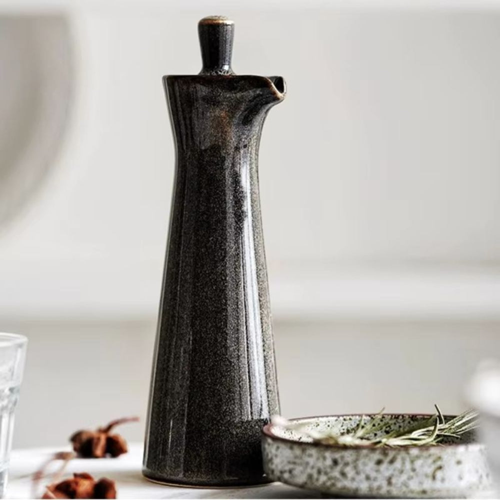 Skorter | EcoPour – Elegant Drip-Free Glass Oil Dispenser | Stylish & Sustainable Kitchen Accessory