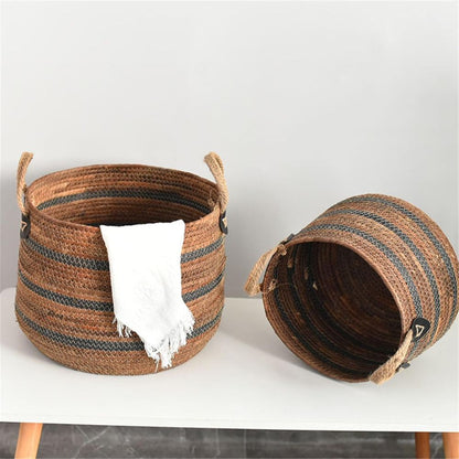 Skorter | Eco Straw Woven Storage Basket
