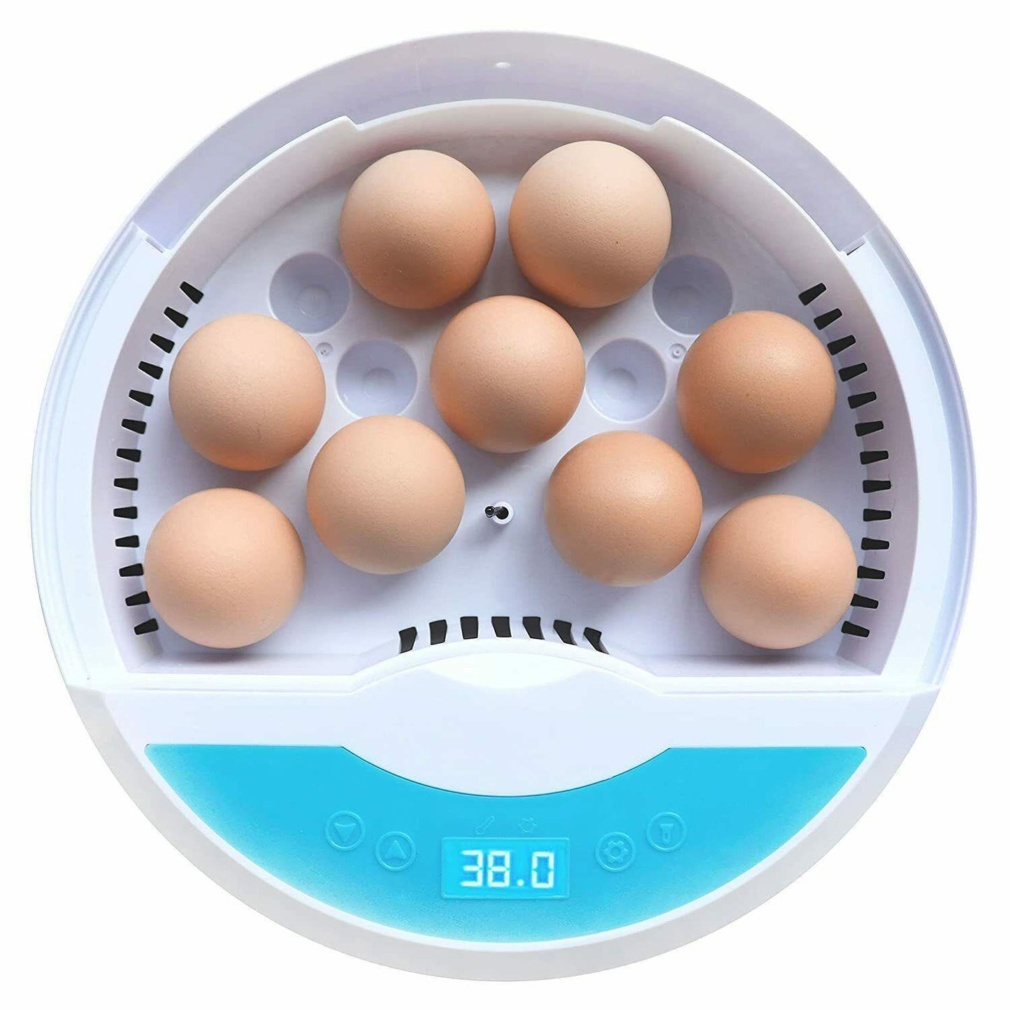 Skorter | Egg Incubator for Chicken Eggs Incubator for Egg Hatching Chicks with Temp Control LED Chicken Hatcher
