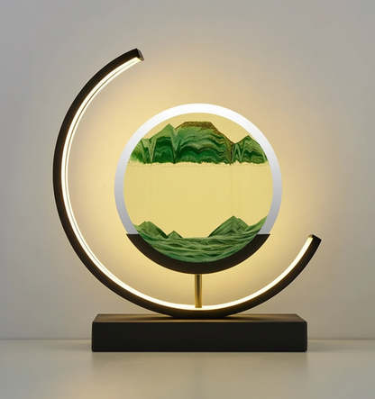 Skorter | DuneGlow Table Lamp – Handmade Ambient Lamp with Soothing Light and Modern Design
