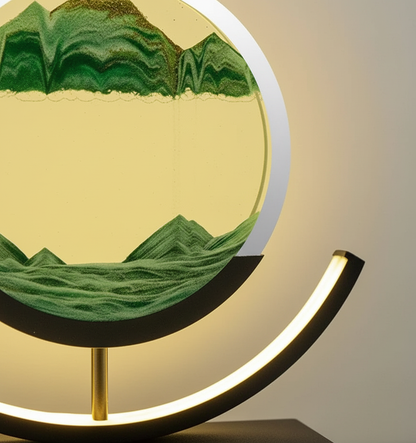 Skorter | DuneGlow Table Lamp – Handmade Ambient Lamp with Soothing Light and Modern Design
