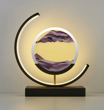Skorter | DuneGlow Table Lamp – Handmade Ambient Lamp with Soothing Light and Modern Design