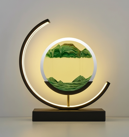 Skorter | DuneGlow Table Lamp – Handmade Ambient Lamp with Soothing Light and Modern Design