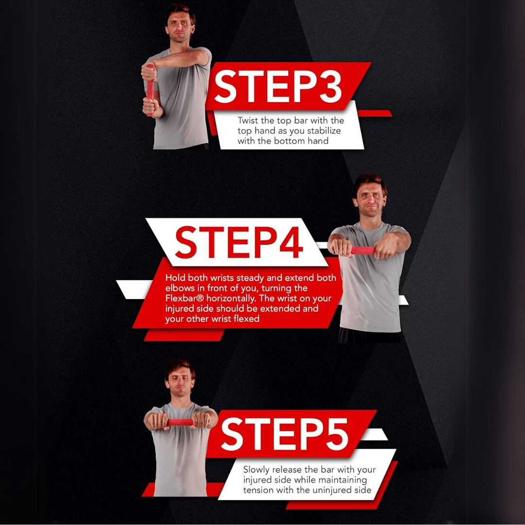 Skorter | Elbowflex – Therapy Resistance Bar for Elbow & Wrist Strengthening