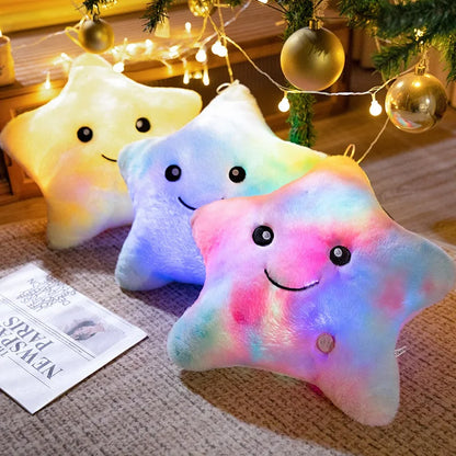 Skorter | LED Star Plush Light - Soft Glow Star Pillow Doll, Plush Toy for Kids & Home Decor, Perfect Birthday Gift
