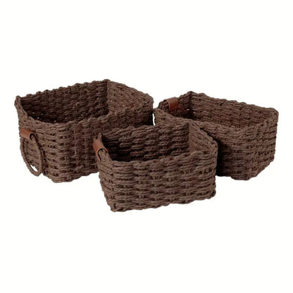 Skorter | Elegant Rattan Weave Basket Set