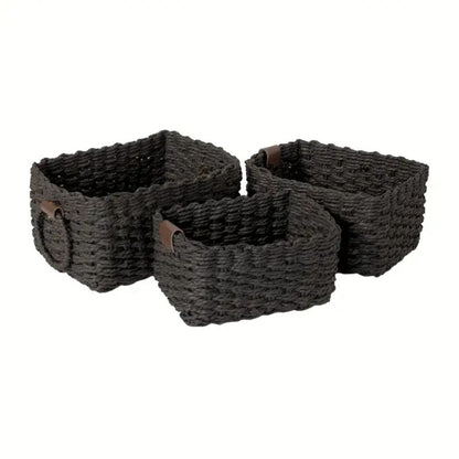 Skorter | Elegant Rattan Weave Basket Set