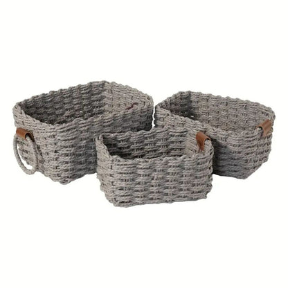 Skorter | Elegant Rattan Weave Basket Set
