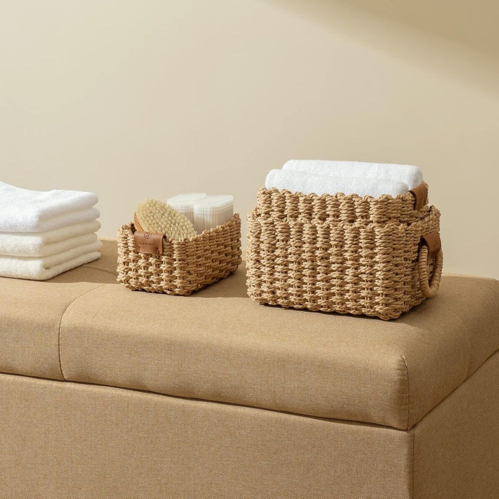 Skorter | Elegant Rattan Weave Basket Set