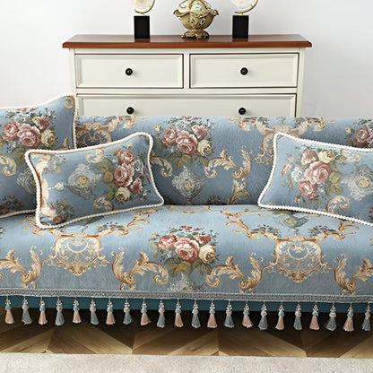 Skorter | Elise Chenille Beaded Edge Cushion Cover