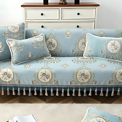 Skorter | Elise Chenille Beaded Edge Cushion Cover