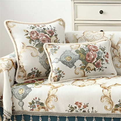 Skorter | Elise Chenille Beaded Edge Cushion Cover