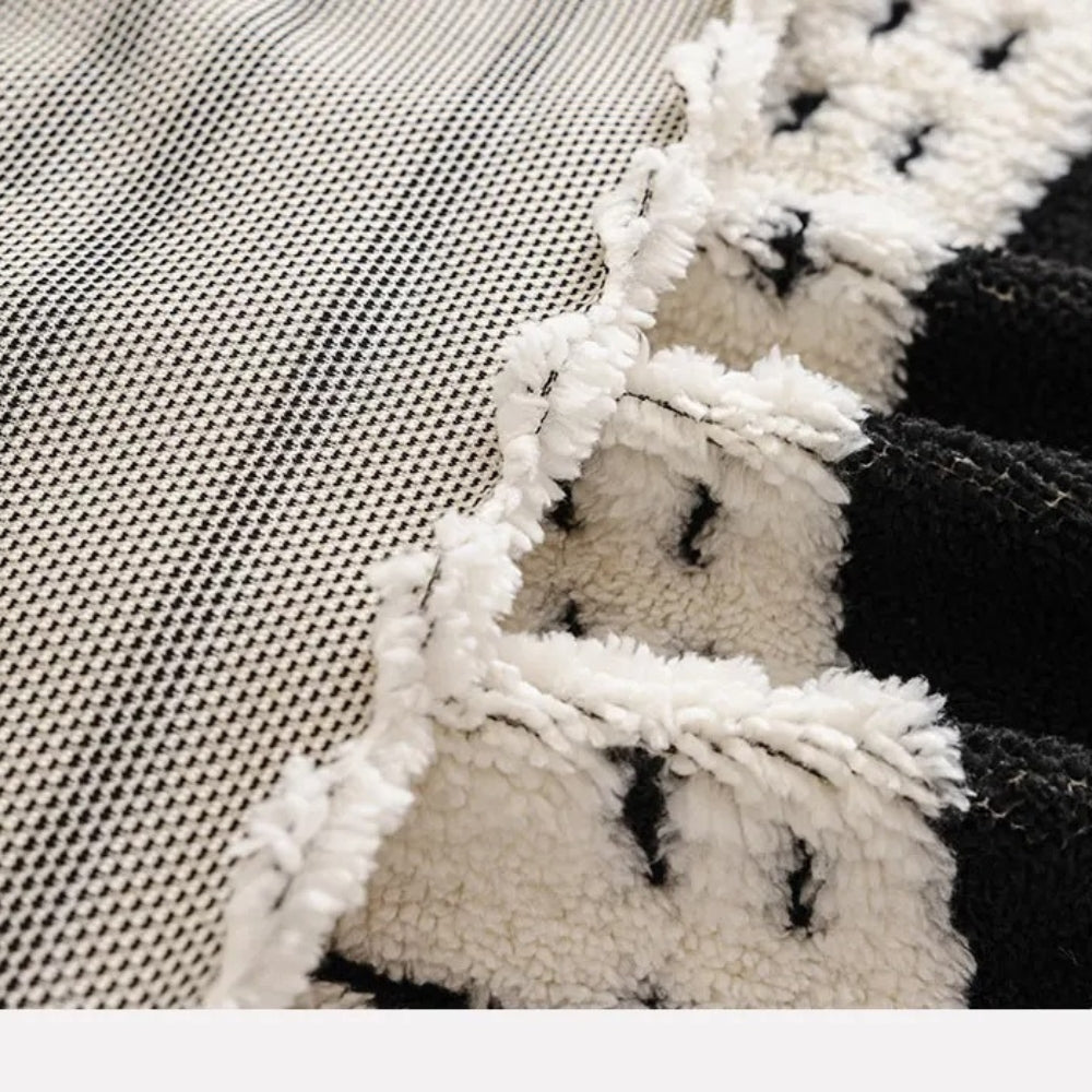 Skorter | Embroidered Flower Soft Sofa Cover