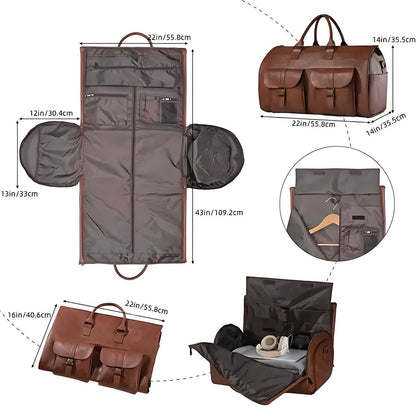 Skorter | Eminencecarrier - Luxe Leather Duffel Bag
