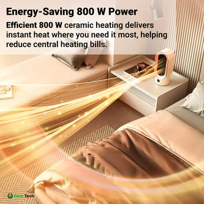 Skorter | Energy-Efficient Space Heater for Small Rooms – Keep Warm This Winter with Quiet Operation