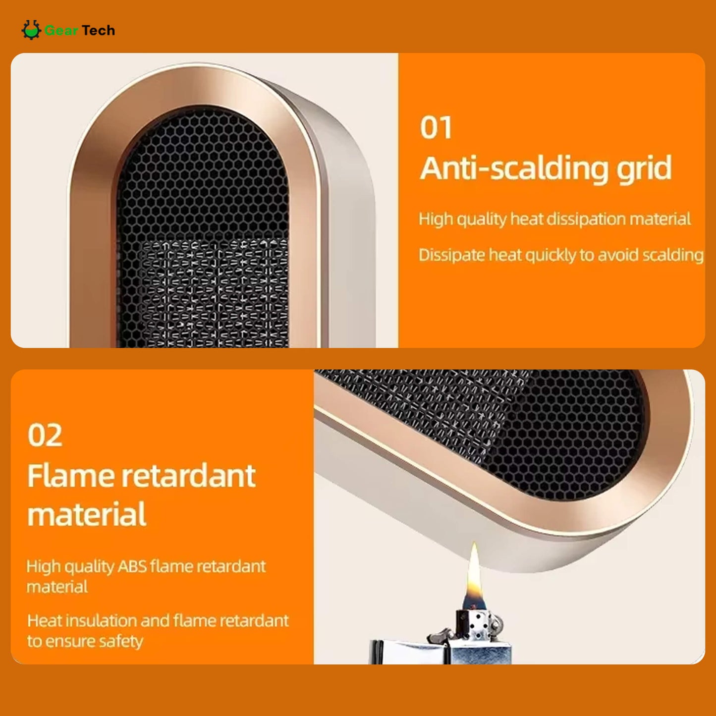 Skorter | Energy-Efficient Space Heater for Small Rooms – Keep Warm This Winter with Quiet Operation