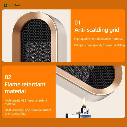 Skorter | Energy-Efficient Space Heater for Small Rooms – Keep Warm This Winter with Quiet Operation