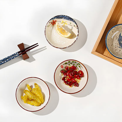 Skorter soy sauces in Japanese ceramics - 6pcs
