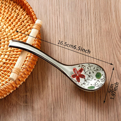Skorter soup bowl in ceramic with pattern 8 pcs