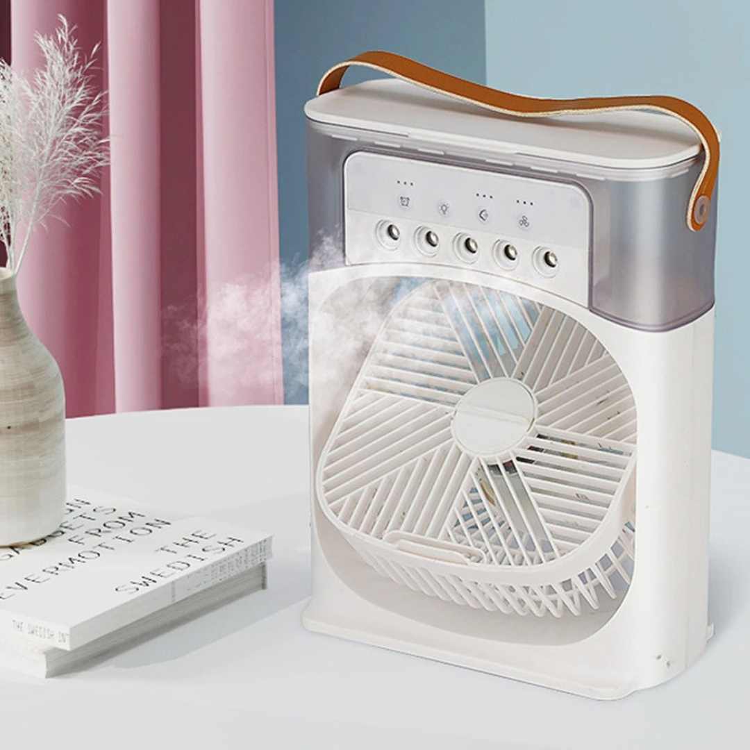 Skorter | Evaporative 4-In-1 Mini Mobile Air Conditioning Fan