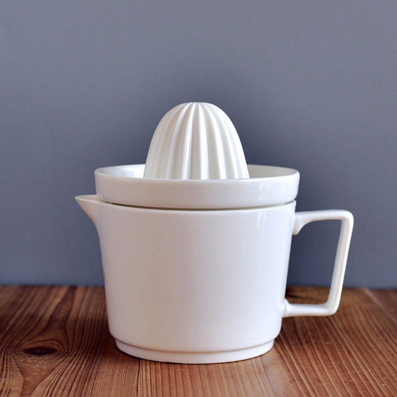 Skorter | Eze Ceramic Citrus Juicer – Manual Juice Extractor for Lemons, Oranges & Limes