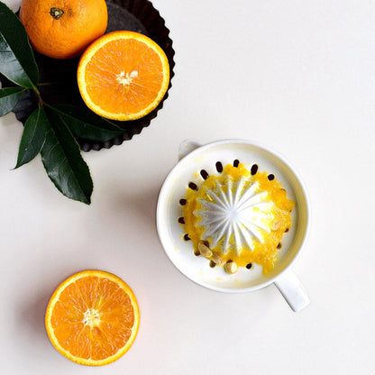 Skorter | Eze Ceramic Citrus Juicer – Manual Juice Extractor for Lemons, Oranges & Limes