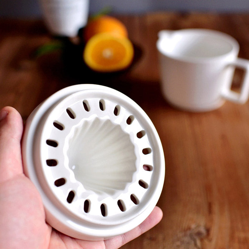Skorter | Eze Ceramic Citrus Juicer – Manual Juice Extractor for Lemons, Oranges & Limes