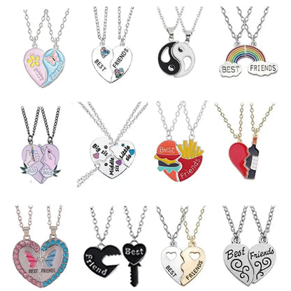 Skorter | 2 Pieces/ Set Chains Choker Broken Heart Jewelry Gift