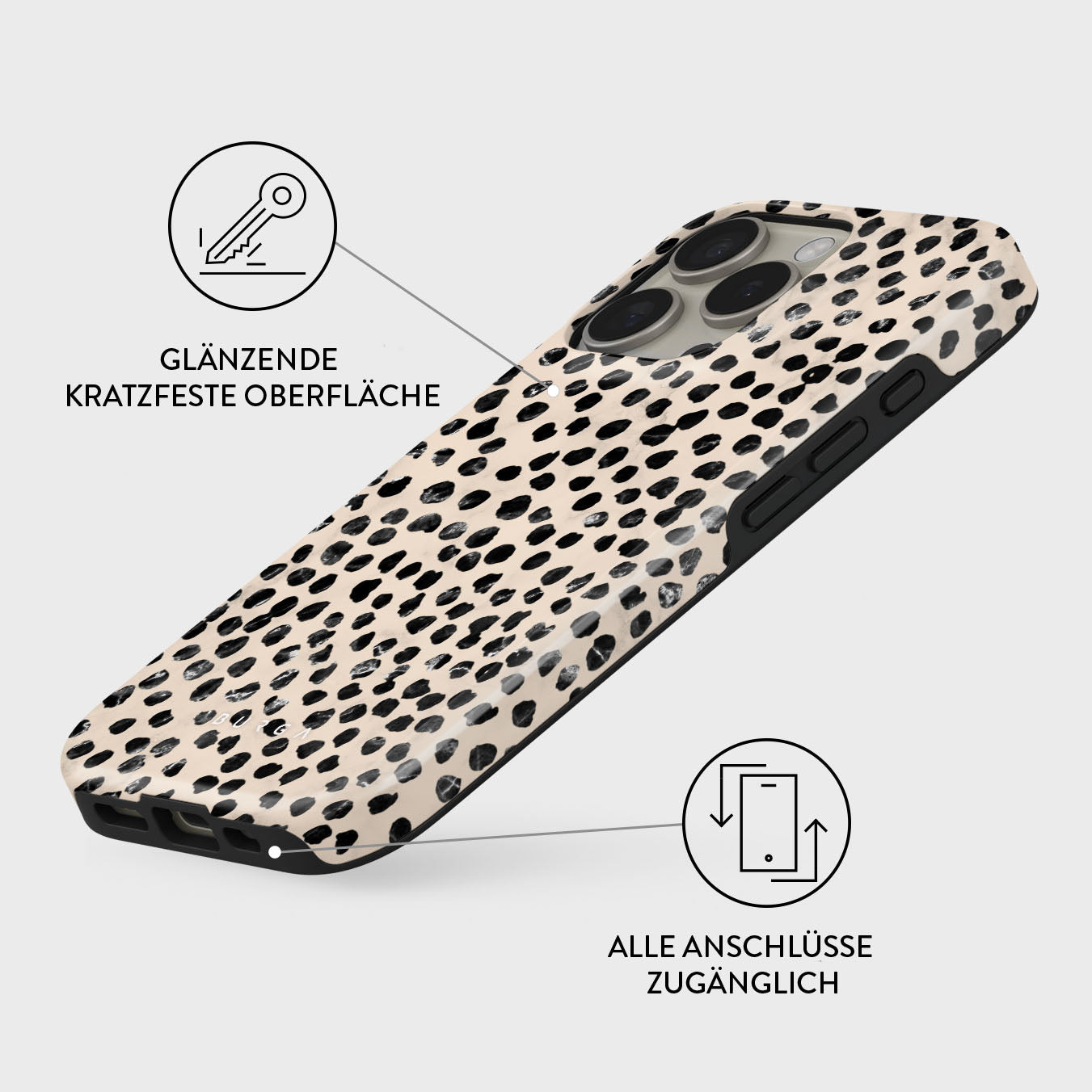 Skorter | Almond Latte - iPhone 16 Pro Case