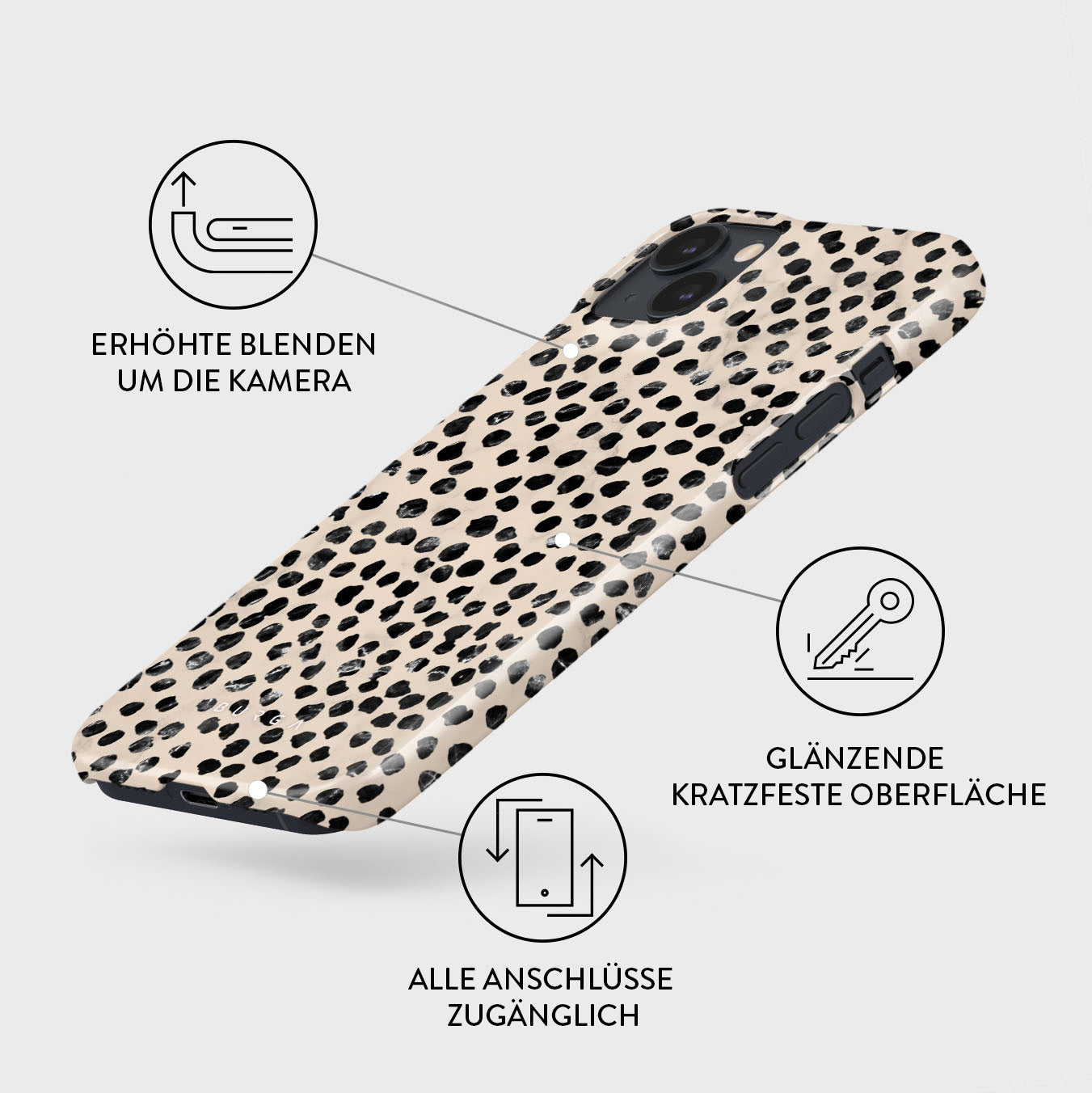 Skorter | Almond Latte - iPhone 13 Mini Case