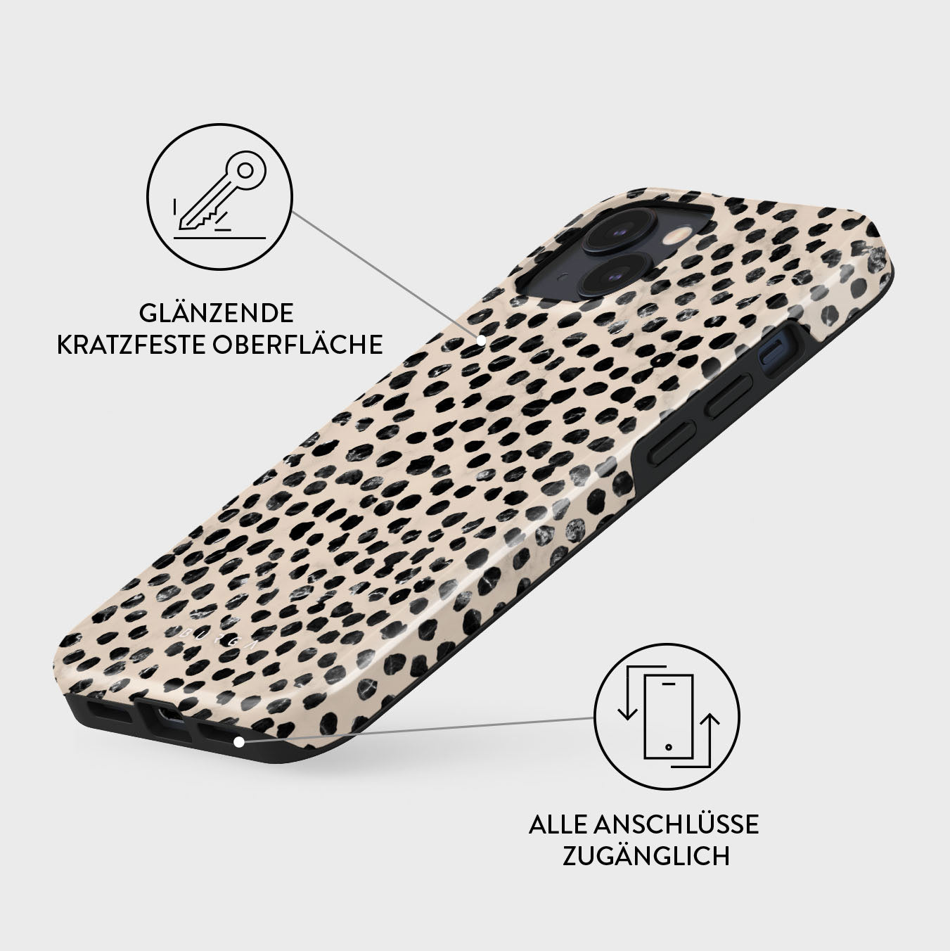 Skorter | Almond Latte - iPhone 13 Mini Case