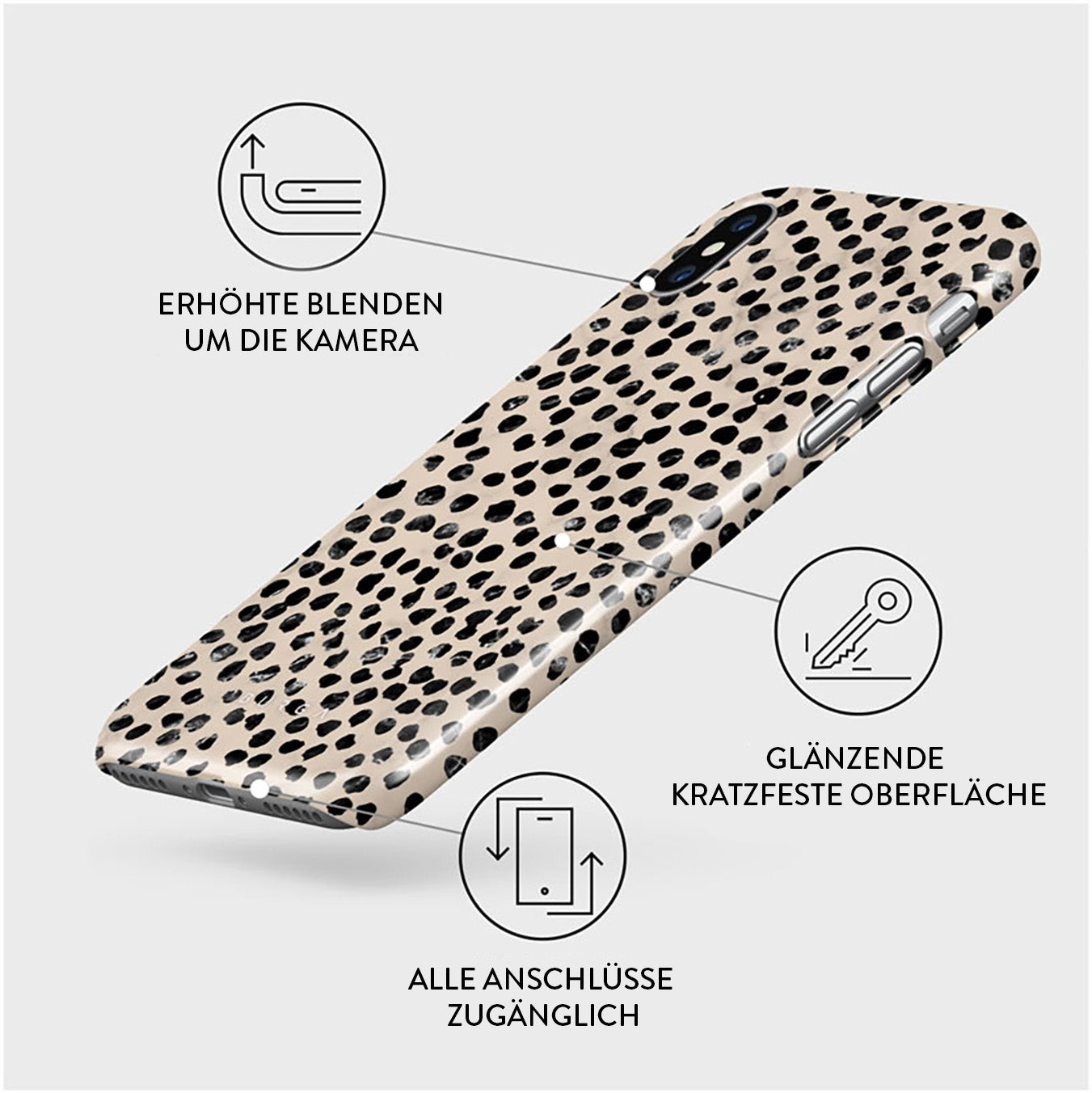 Skorter | Almond Latte - iPhone XS Max case