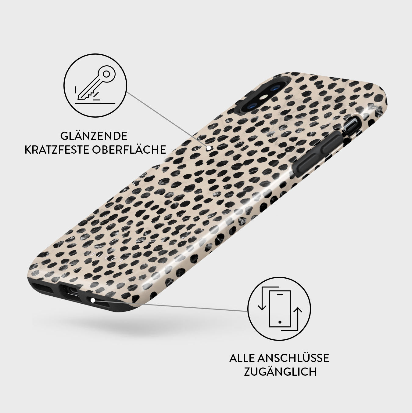 Skorter | Almond Latte - iPhone X / XS Case