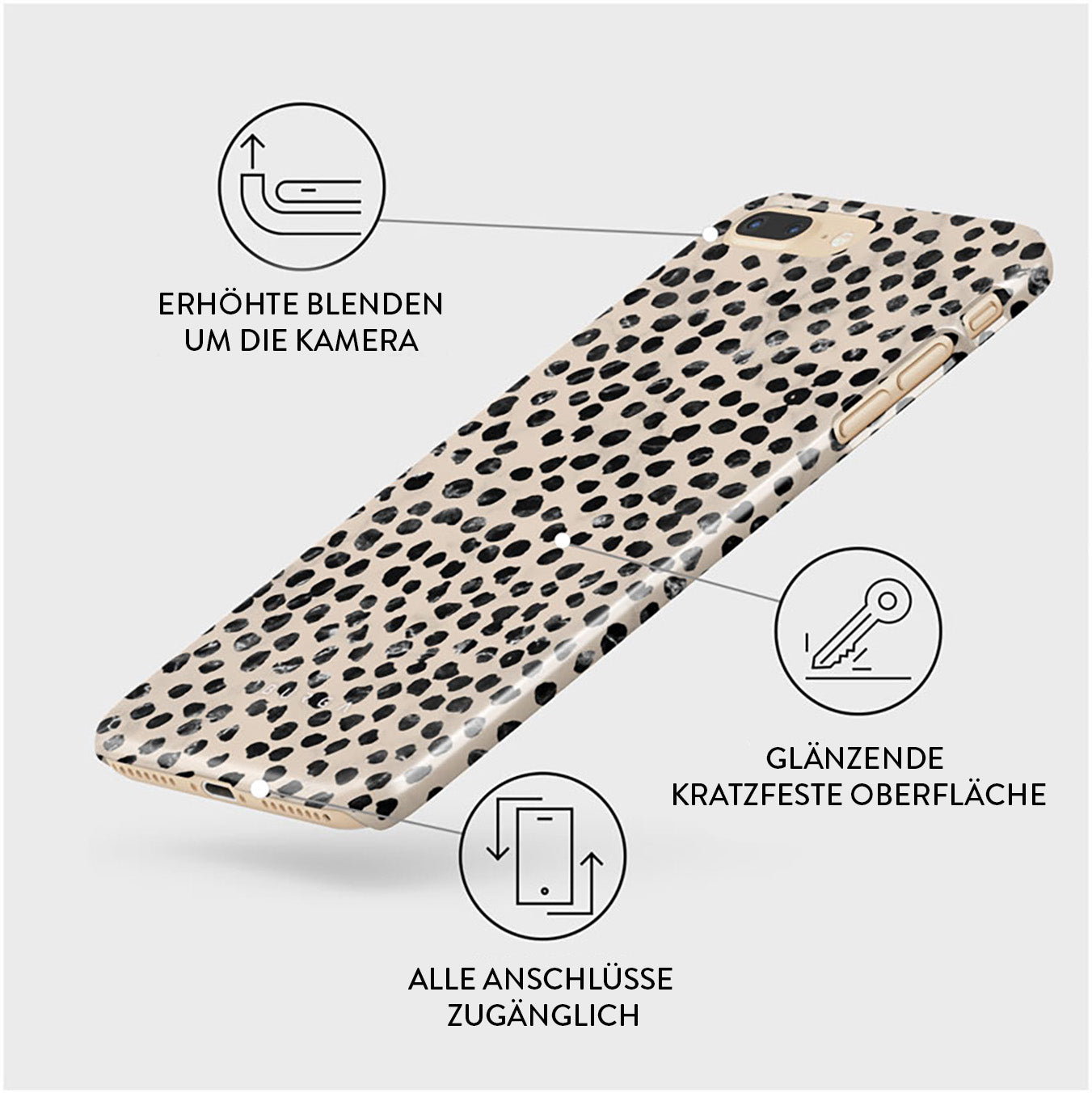 Skorter | Almond Latte - iPhone 7 Plus / 8 Plus Case