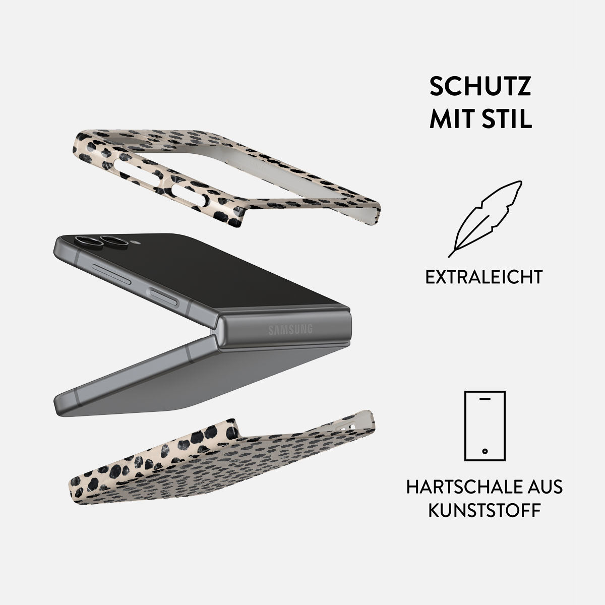 Skorter | Almond Latte - Samsung Galaxy Z Flip 5 Case