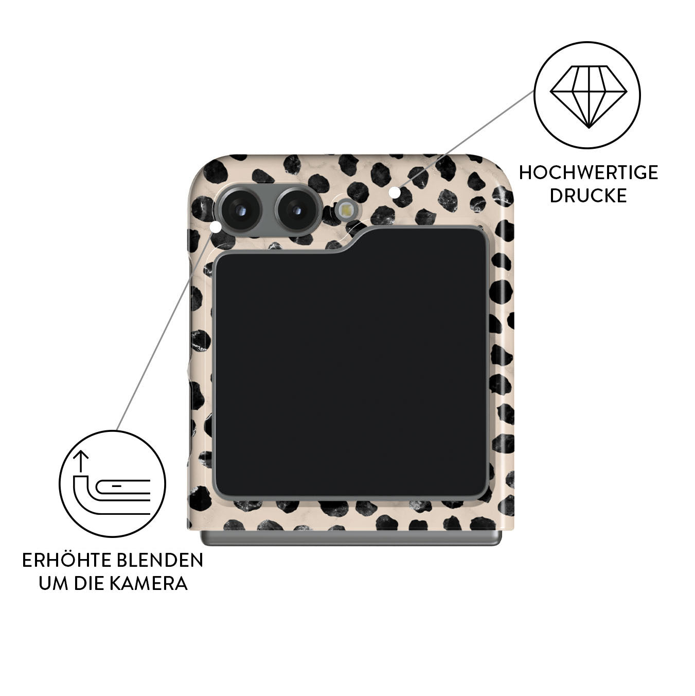 Skorter | Almond Latte - Samsung Galaxy Z Flip 5 Case