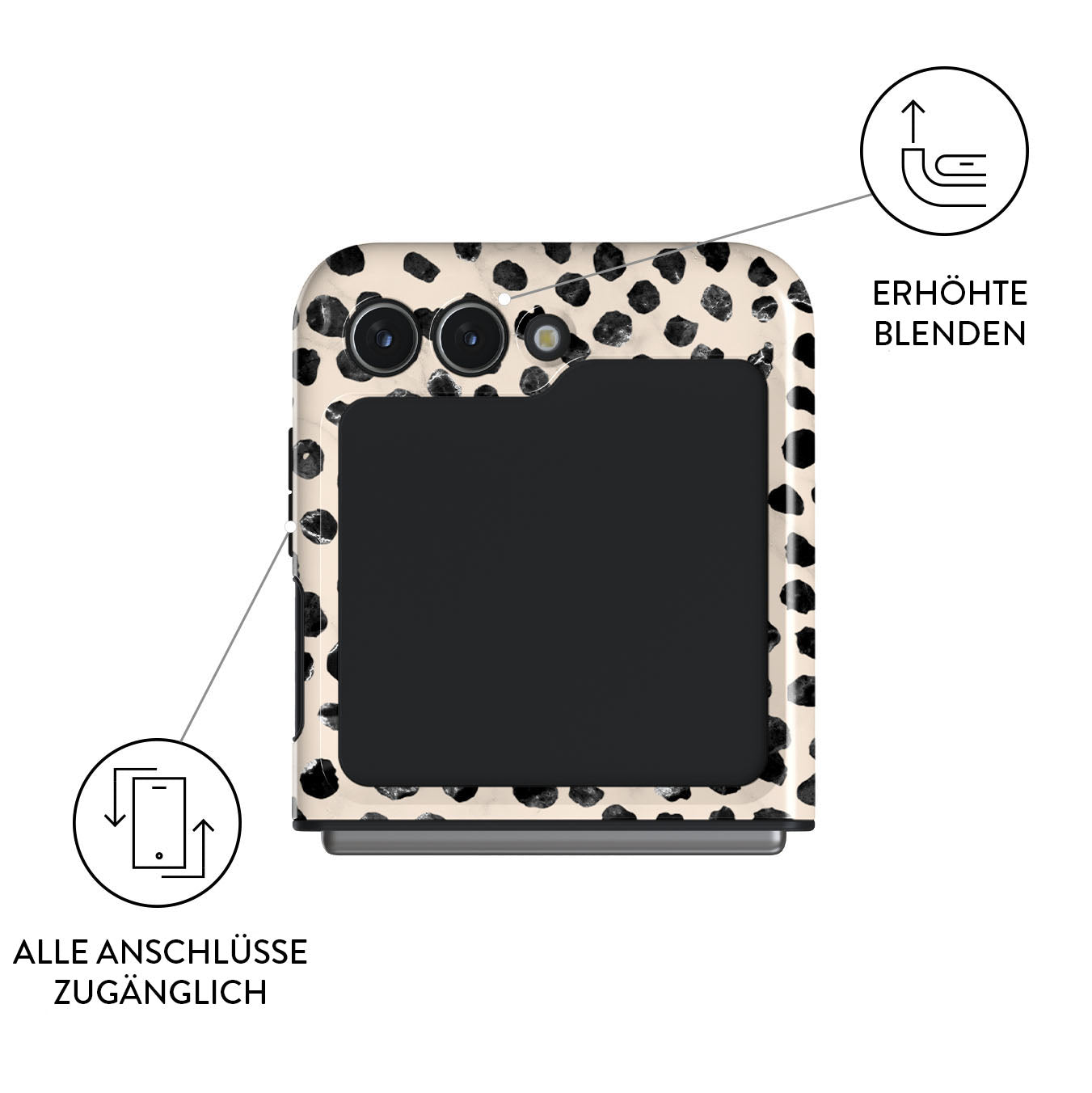 Skorter | Almond Latte - Samsung Galaxy Z Flip 5 Case