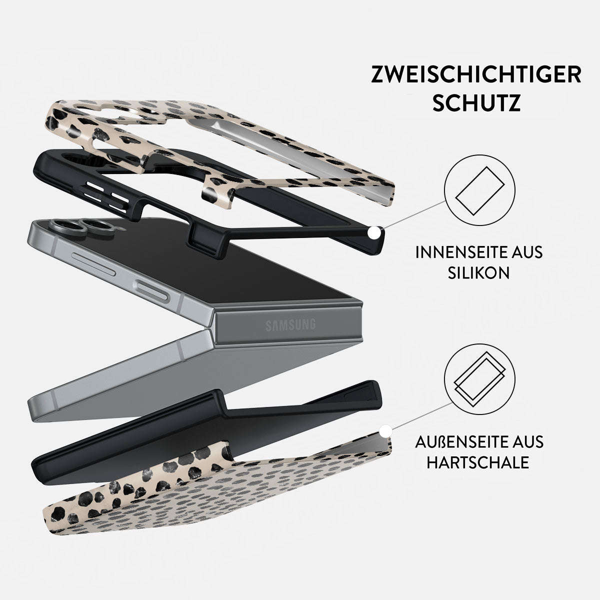 Skorter | Almond Latte - Samsung Galaxy Z Flip 6 Case