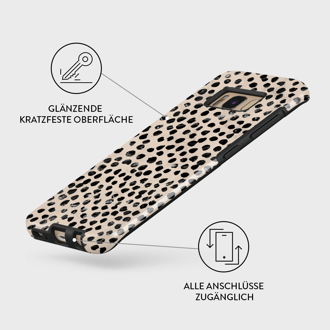 Skorter | Almond Latte - Samsung Galaxy S8 Case