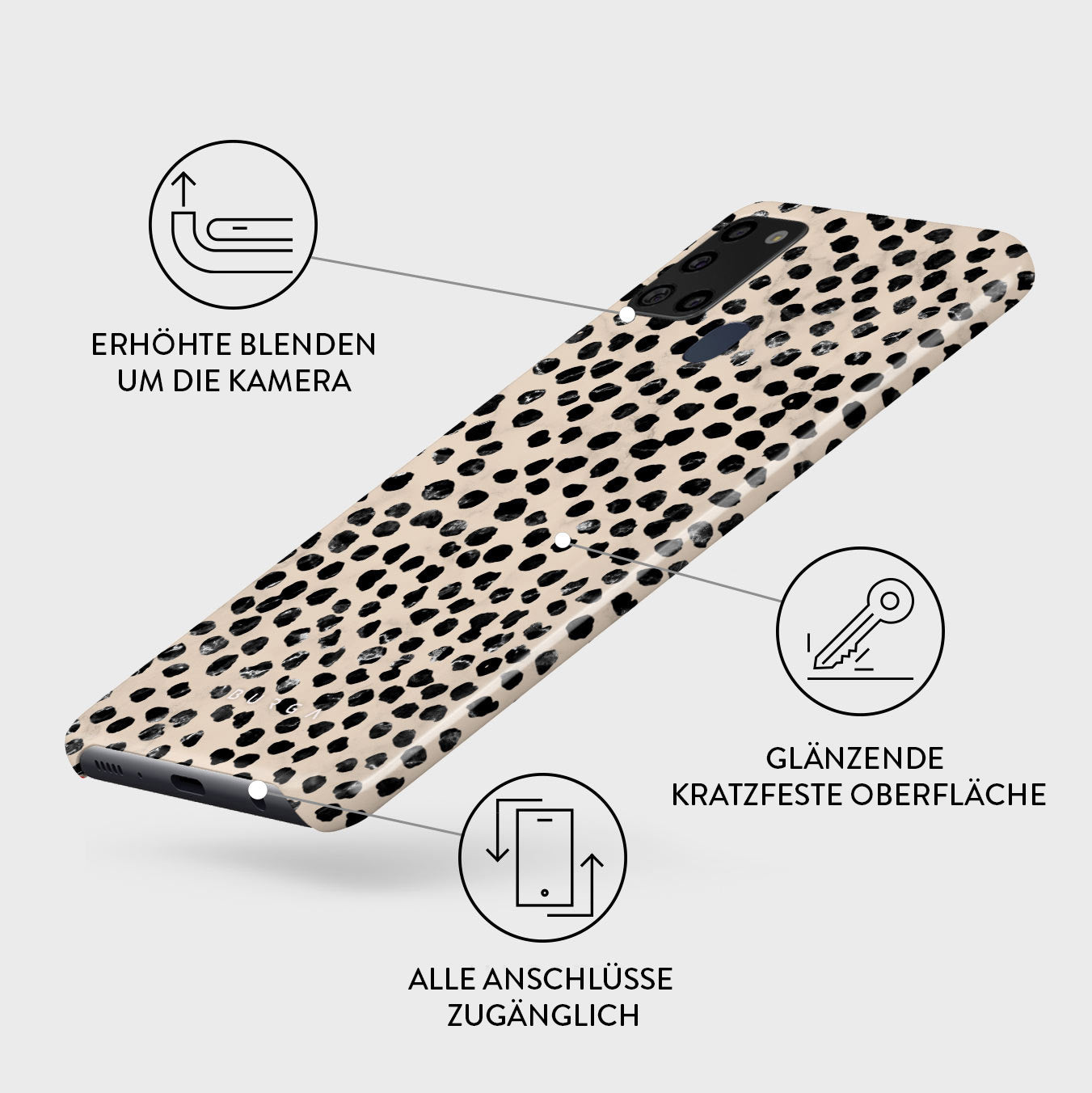 Skorter | Almond Latte - Samsung Galaxy A21s 4G case