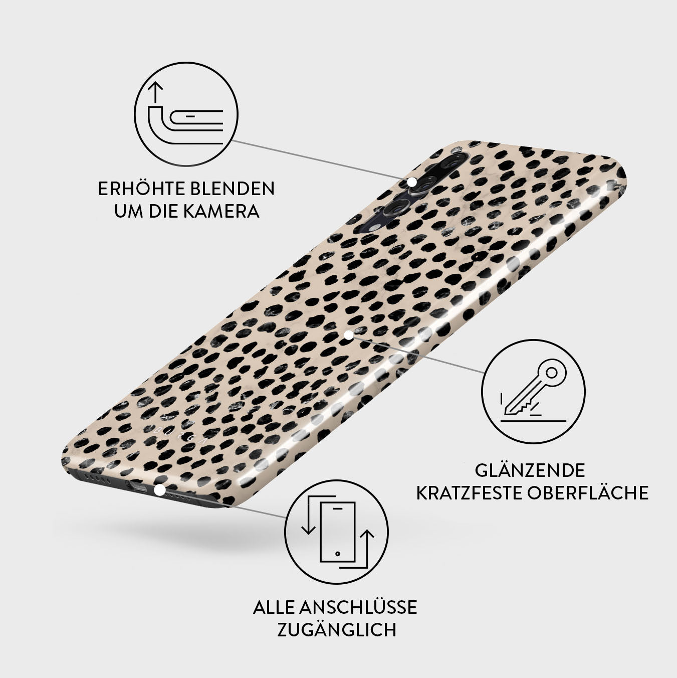 Skorter | Almond Latte - Huawei P20 case