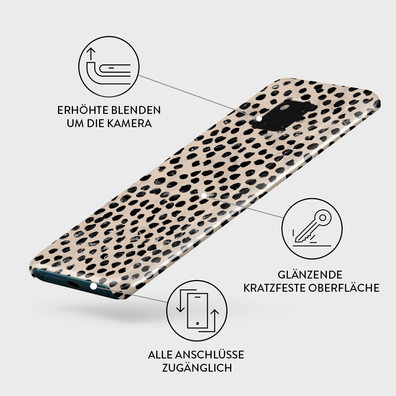 Skorter | Almond Latte - Huawei Mate 20 Pro case